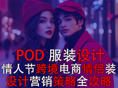 POD服裝設計：情人節(jié)跨境電商情侶裝設計營銷策略全攻略