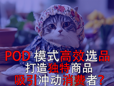 如何利用POD模式高效選品，打造獨特商品吸引沖動消費者？