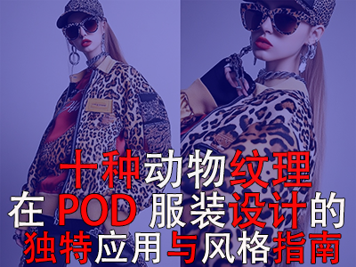 十種動物紋理在POD服裝設計中的獨特應用與風格指南