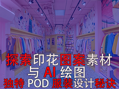 探索印花圖案素材與AI繪圖：打造獨特POD服裝設(shè)計的秘訣