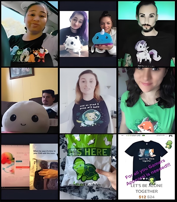 TikTok平臺(tái)T恤定制成新趨勢(shì)