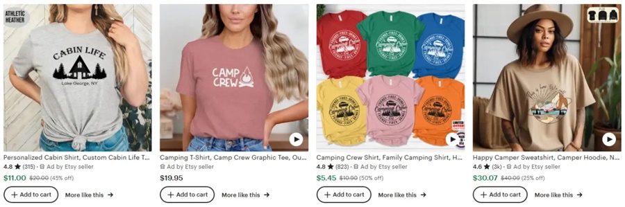 家庭旅行定制T恤創(chuàng)意之篝火小隊(duì)