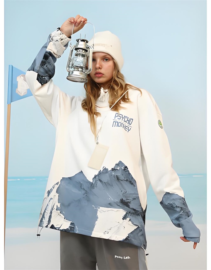 全幅印花個(gè)性衛(wèi)衣