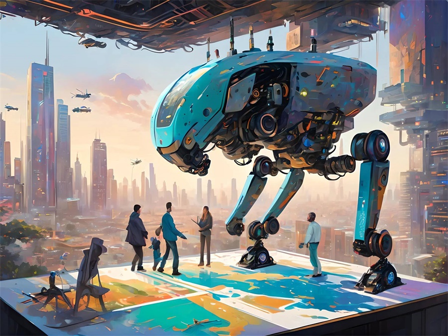 AI智能繪圖高效的圖片處理能力